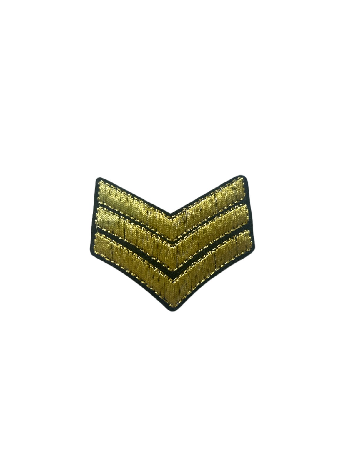 Three Lines Gold Army Patch