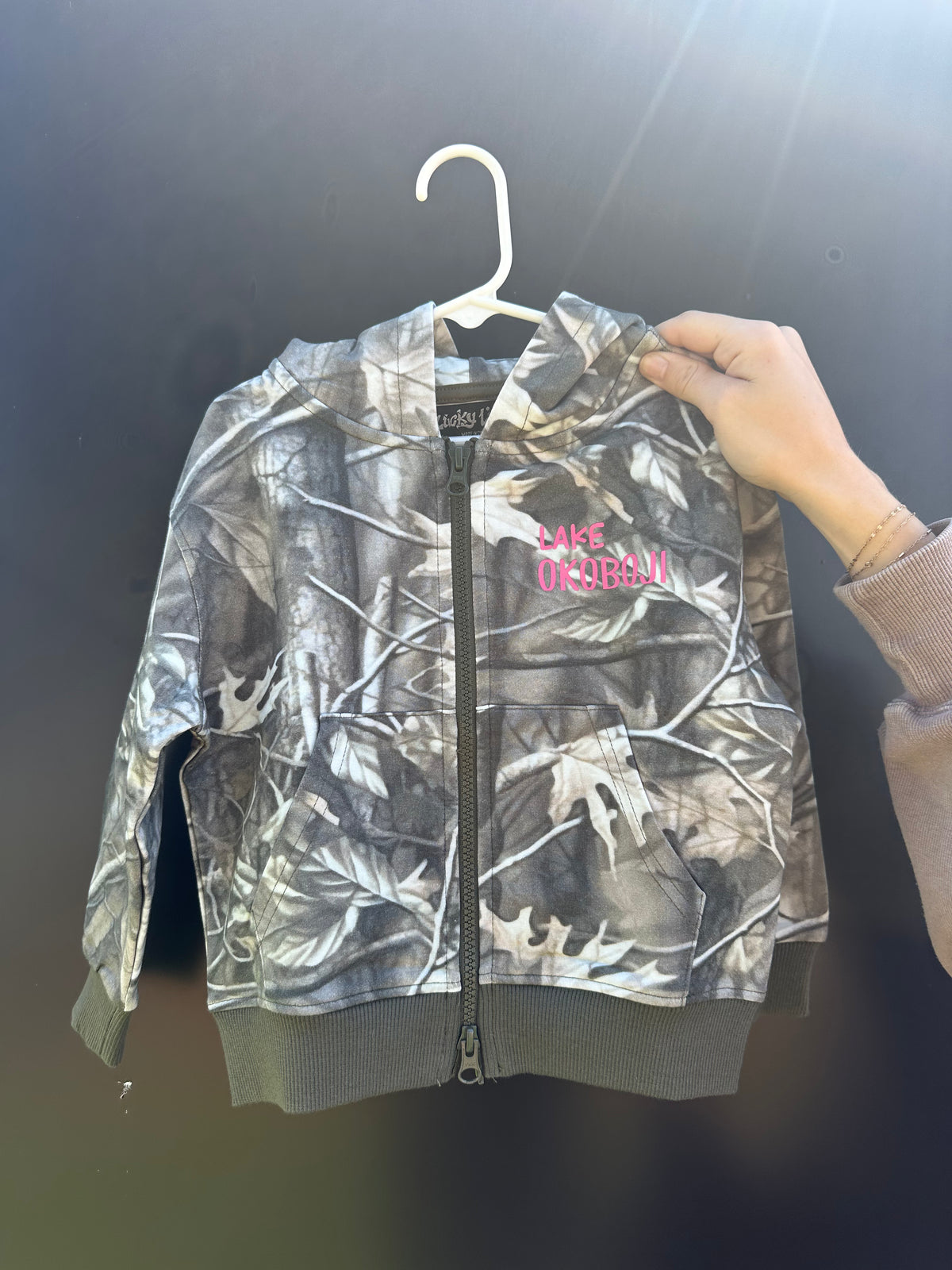 Youth Camo Okoboji Zip-Up Jacket