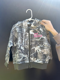 Youth Camo Okoboji Zip-Up Jacket