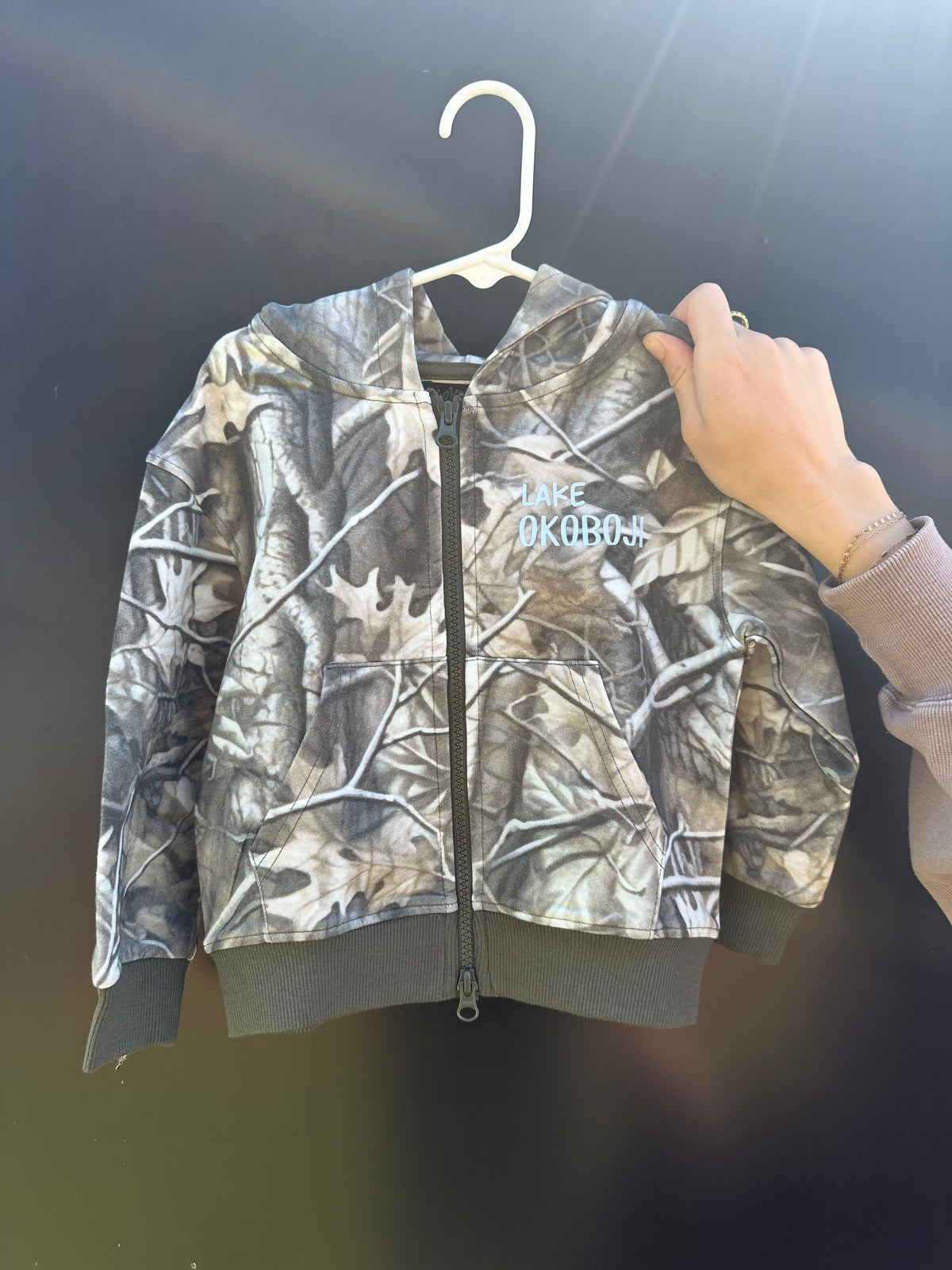 Youth Camo Okoboji Zip-Up Jacket