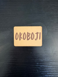 "Okoboji" Leather Patches