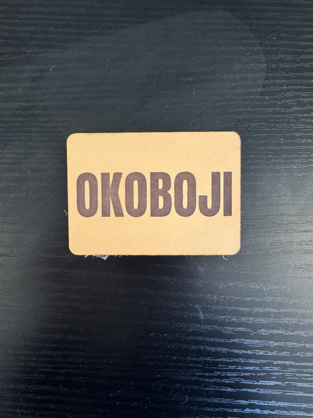 "Okoboji" Leather Patches