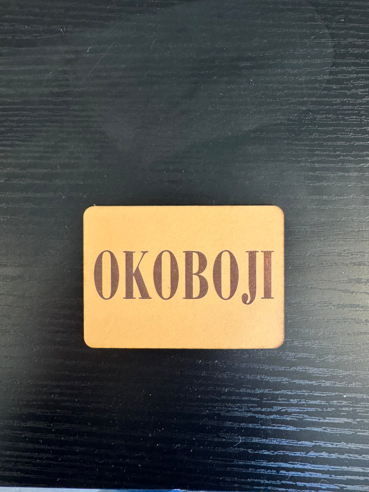 "Okoboji" Leather Patches