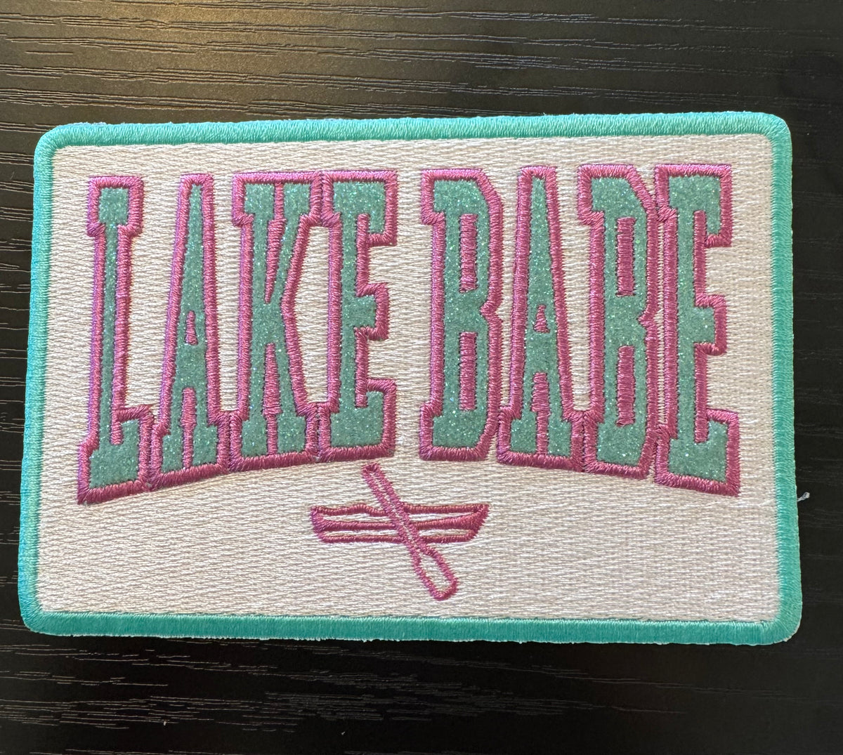 Lake Babe Pink & Blue Patch