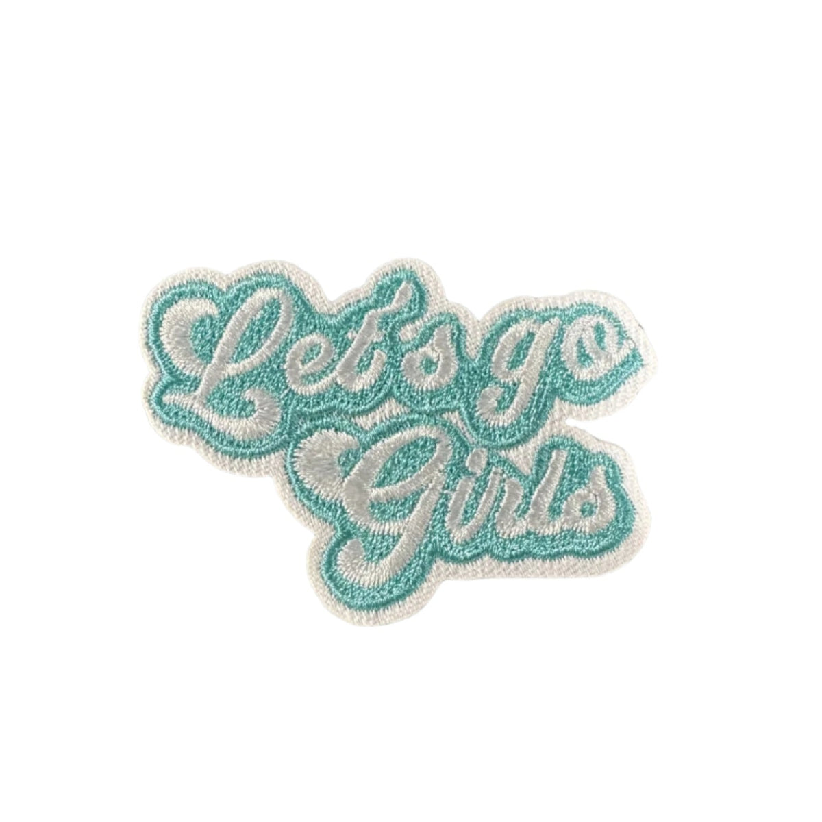 Let's Go Girls Teal Patch