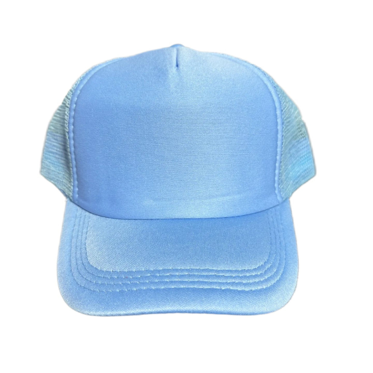 Youth Trucker Foam Hat: Light Blue