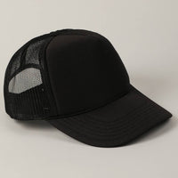 Classic Foam Front Trucker Hat: Neon Blue