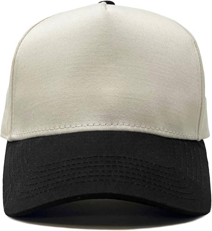 Funky Junque - Kids/Baby Two Tone Vintage Cap - Black/Beige: Kids (2-9 Years)