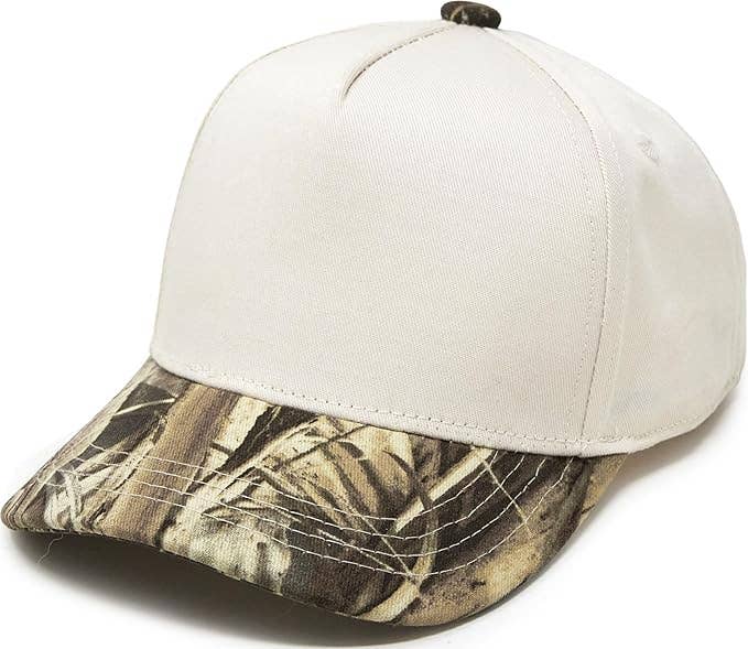 Funky Junque - Kids/Baby Two Tone Vintage Cap - Realtree Camo/Beige: Kids (2-9 Years)