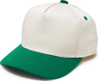 Funky Junque - Kids/Baby Two Tone Vintage Cap - Kelly Green/Beige: Kids (2-9 Years)
