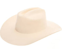 Queens INC - Cowboy hat in 100% Australian wool.: Mocha / ONE SIZE