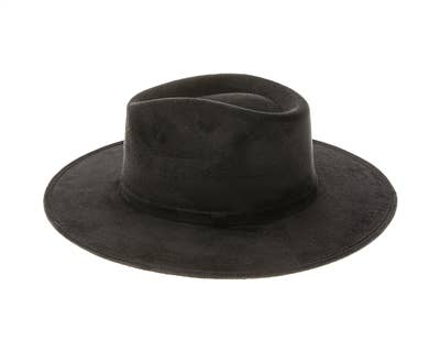 DNMC - Stiff Brim Rancher Hat - Premium Vegan Suede: Teal