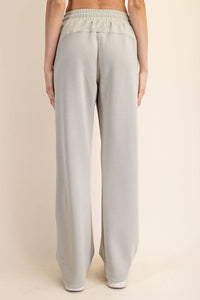 Rae Mode Modal Scuba Straight Pant: Mocha Cream