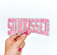 ABLNco - Pink Sunkissed Summer Sequin Patch