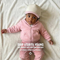 Funky Junque - Kids/Baby Two Tone Vintage Cap - Light Pink/Beige: Kids (2-9 Years)