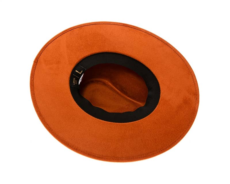 DNMC - Stiff Brim Rancher Hat - Premium Vegan Suede: Teal