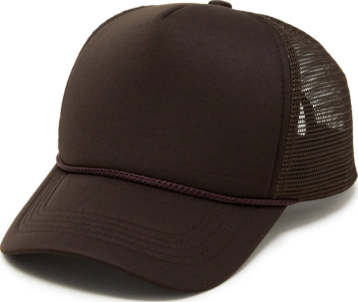 Funky Junque - Foam Snapback Trucker Hat - Brown