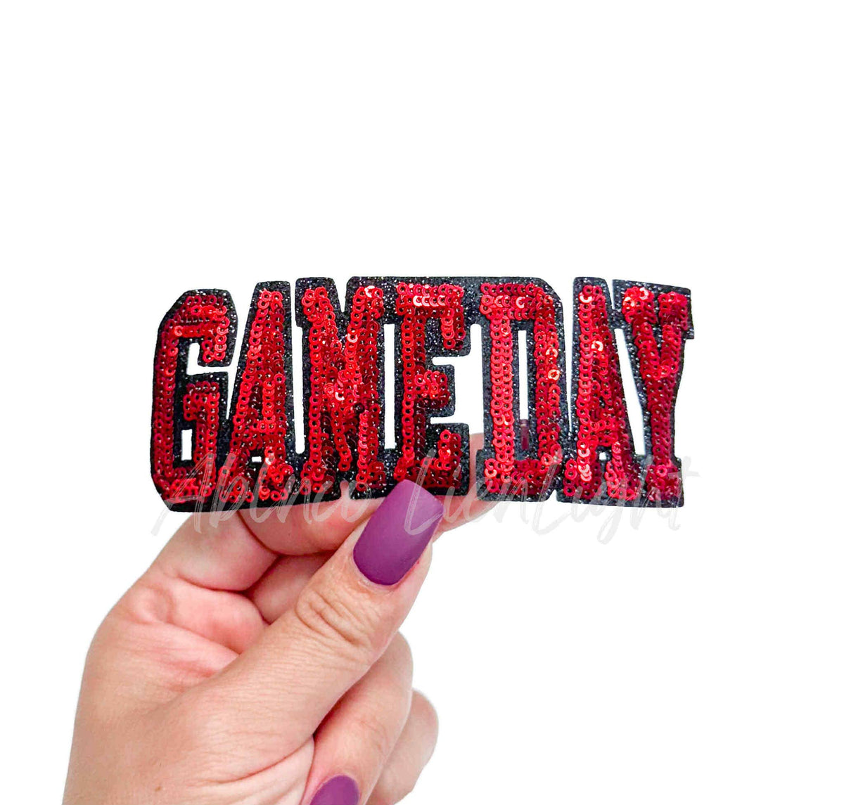 ABLNco - Red Game Day Varsity Sequins Patch-Small