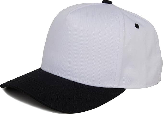 Funky Junque - Kids/Baby Two Tone Vintage Cap - Black/White: Kids (2-9 Years)