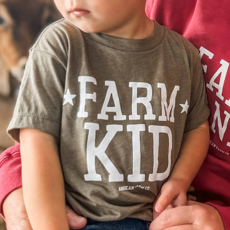 Western 'Farm Kid' Toddler/Youth Graphic Tees