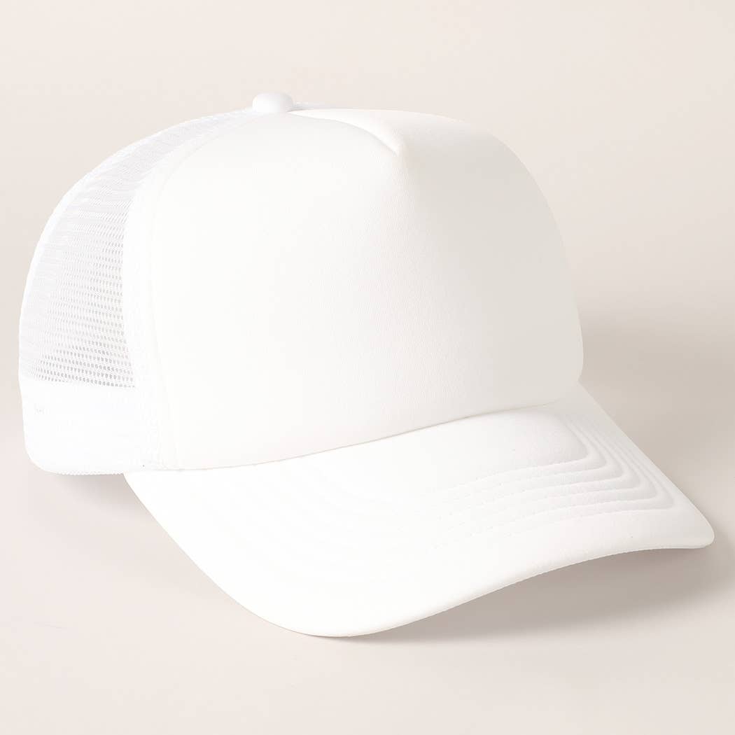 Classic Foam Front Trucker Hat: Dark Green