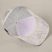 Classic Foam Front Trucker Hat: White Camo