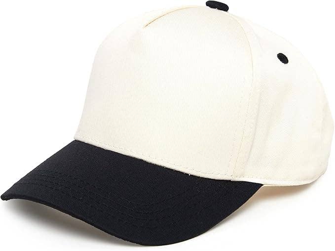 Funky Junque - Kids/Baby Two Tone Vintage Cap - Black/Beige: Kids (2-9 Years)