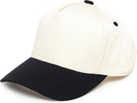 Funky Junque - Kids/Baby Two Tone Vintage Cap - Black/Beige: Kids (2-9 Years)