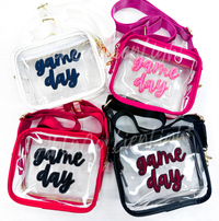 ABLNco - Black sticker adhesive game day clear stadium bag patch
