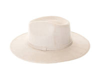 DNMC - Stiff Brim Rancher Hat - Premium Vegan Suede: Teal