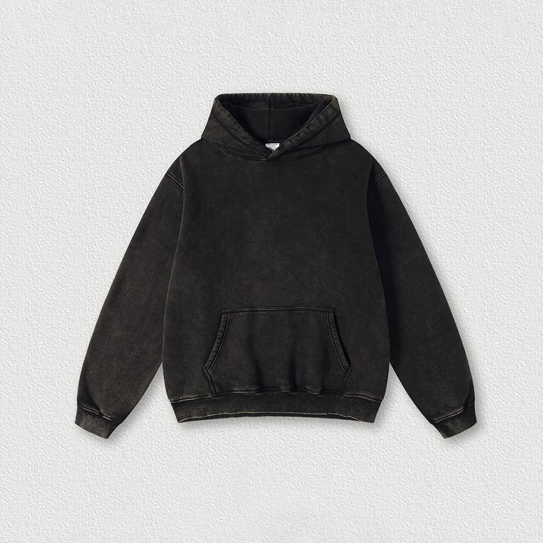Sodalemon - Heavyweight washed velvet hooded sweatshirt: Rose Pink / S