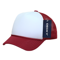 Youth Trucker Foam Hat: Red