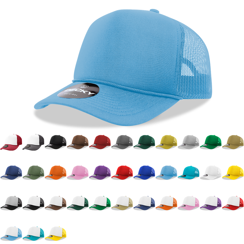 Classic Foam Front Trucker Hat: Teal