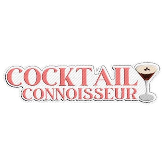 Cocktail Connoisseur Trucker Hat Patch