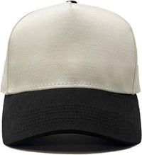 Funky Junque - Two Tone Vintage Snapback Hat - Black/Beige