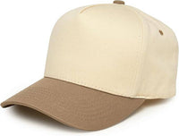 Funky Junque - Two Tone Vintage Snapback Hat - Khaki/Beige