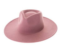 DNMC - The Original Vegan Felt Rancher Hat: Mauve