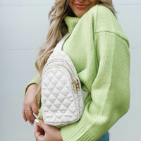 Pretty Simple Pinelope Puffer Bum Bag - Fuchsia