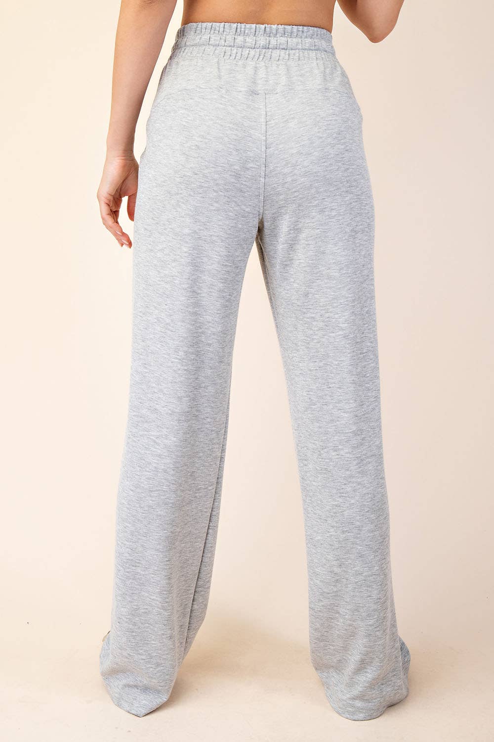 Rae Mode Modal Scuba Straight Pant: Mocha Cream