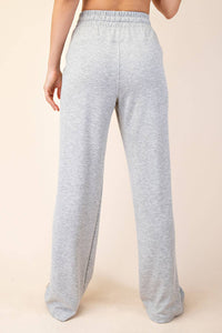 Rae Mode Modal Scuba Straight Pant: Mocha Cream