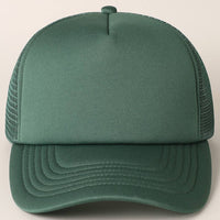 Classic Foam Front Trucker Hat: Dark Green