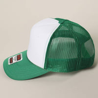 Classic Foam Front Trucker Hat: Brown-Tan