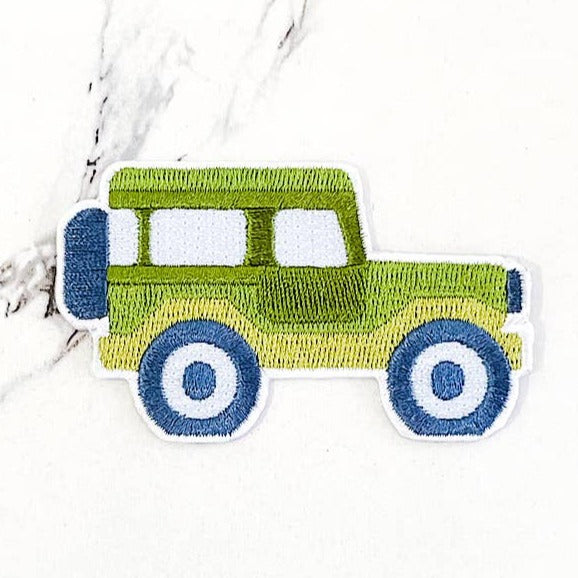 Green Jeep Off-Roading Trucker Hat Patch