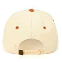Two Tone Canvas Trucker Hat: Light Pink & Beige