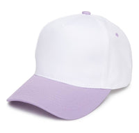 Funky Junque - Two Tone Vintage Snapback Hat - Lavender/White