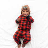 millie + roo - TWO PIECE SET- Red Buffalo Plaid