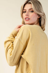Rae Mode Mineral Washed French Terry Short Set: Mocha