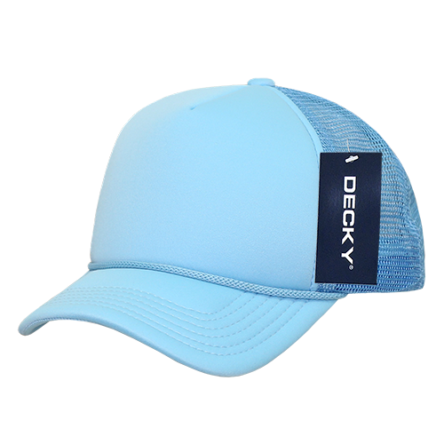 Youth Trucker Foam Hat: Blue-White