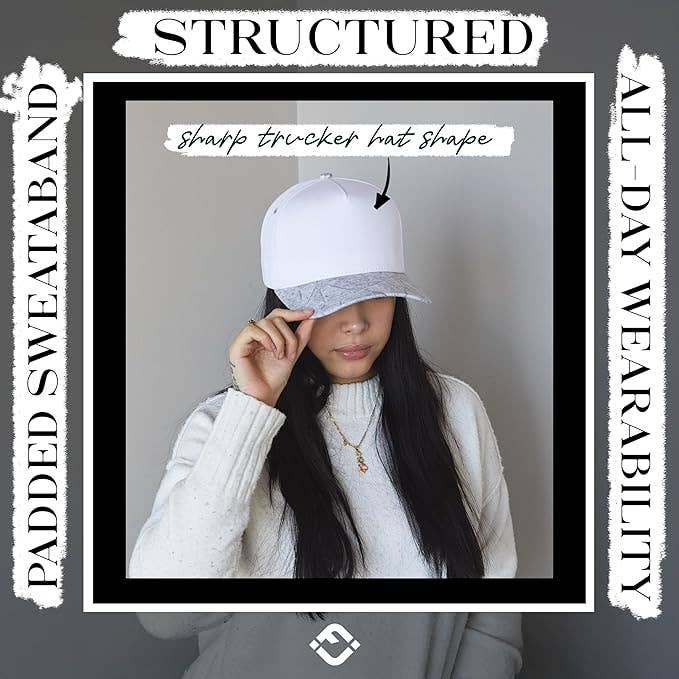 Funky Junque - Two Tone Vintage Snapback Hat - Real Tree Camo White/White
