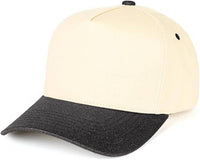 Funky Junque - Women's 2-Tone Blank Cap - Glitter - Black/Beige